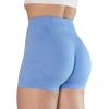 imageAUROLA CAMO Workout Shorts for Women Seamless Subtle Logo Scrunch ShortsCamoserenity Blue