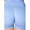 imageAUROLA CAMO Workout Shorts for Women Seamless Subtle Logo Scrunch ShortsCamoserenity Blue