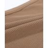 imageAUROLA Essentials Rib Seamless Sleeveless Tank for Women Subtle Logo Round Neck Active Workout Crop TopsLion Brown