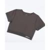 imageAUROLA Essentials Seamless Short Sleeve Crop Top for Women Workout Active Comfort Athletic Shirts TeeChestnut Brown