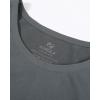 imageAUROLA Essentials Seamless Short Sleeve Crop Top for Women Workout Active Comfort Athletic Shirts TeeSteel Grey