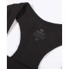 imageAUROLA Essentials Seamless Sleeveless Racerback TopWomen Subtle Marl Workout Square Neck Fitted TankSeal Brown
