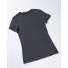 imageAUROLA Everyday Fitted TShirt for WomenCrew Neck Basic Short Sleeves T ShirtCrop Tops Modal Slim Fit TeeAsphalt Grey