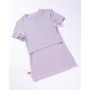 imageAUROLA Everyday Fitted TShirt for WomenCrew Neck Basic Short Sleeves T ShirtCrop Tops Modal Slim Fit TeeOrchid Tint