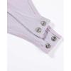 imageAUROLA Everyday Square Neck BodysuitsGoing Out Short Sleeve Double Lined Stretchy Shirt TopsOrchid Tint