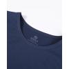 imageAUROLA Women Essentials Seamless Short Sleeve Fitted Tshirt Gym Workout Athletic Shirts Top TeeTuxedo Blue