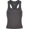 imageAUROLA Essentials Seamless Sleeveless Racerback TopWomen Subtle Marl Workout Square Neck Fitted TankChestnut Brown