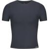 imageAUROLA Women Essentials Seamless Short Sleeve Fitted Tshirt Gym Workout Athletic Shirts Top TeeDark Grey