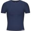 imageAUROLA Women Essentials Seamless Short Sleeve Fitted Tshirt Gym Workout Athletic Shirts Top TeeTuxedo Blue