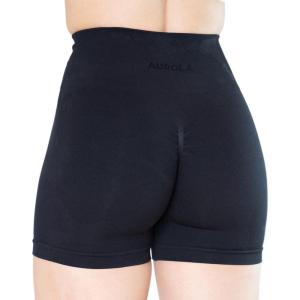 imageAUROLA CAMO Workout Shorts for Women Seamless Subtle Logo Scrunch ShortsCamoblack Ash