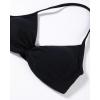 imageAUROLA Influence Strappy Bra Sports Bras for Women Backless Padded Impact Strappy Bra Workout Gym Yoga with Removable CupsBlack