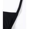 imageAUROLA Influence Strappy Bra Sports Bras for Women Backless Padded Impact Strappy Bra Workout Gym Yoga with Removable CupsBlack