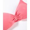 imageAUROLA Influence Strappy Bra Sports Bras for Women Backless Padded Impact Strappy Bra Workout Gym Yoga with Removable CupsBubblegum