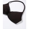 imageAUROLA Influence Strappy Bra Sports Bras for Women Backless Padded Impact Strappy Bra Workout Gym Yoga with Removable CupsCoffee