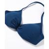 imageAUROLA Influence Strappy Bra Sports Bras for Women Backless Padded Impact Strappy Bra Workout Gym Yoga with Removable CupsEnsign Blue