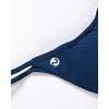 imageAUROLA Influence Strappy Bra Sports Bras for Women Backless Padded Impact Strappy Bra Workout Gym Yoga with Removable CupsEnsign Blue