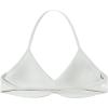 imageAUROLA Influence Strappy Bra Sports Bras for Women Backless Padded Impact Strappy Bra Workout Gym Yoga with Removable CupsGlacier Gray