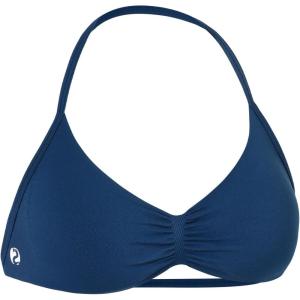 imageAUROLA Influence Strappy Bra Sports Bras for Women Backless Padded Impact Strappy Bra Workout Gym Yoga with Removable CupsEnsign Blue