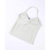 imageAUROLA Influence Longline Strappy Top Workout Tank Tops for Women Built in Shelf Bras Impact Gym Sports BraGlacier Gray