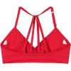 imageAUROLA Mercury Workout Sports Bras Women Athletic Removable Padded Backless Strapy Minimal Crop TopChinese Red