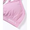 imageAUROLA Mercury Workout Sports Bras Women Athletic Removable Padded Backless Strapy Minimal Crop TopMauve Mist
