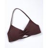 imageAUROLA Influence Strappy Bra Sports Bras for Women Backless Padded Impact Strappy Bra Workout Gym Yoga with Removable CupsCinnamon