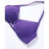 imageAUROLA Influence Strappy Bra Sports Bras for Women Backless Padded Impact Strappy Bra Workout Gym Yoga with Removable CupsDark Purple