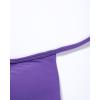 imageAUROLA Influence Strappy Bra Sports Bras for Women Backless Padded Impact Strappy Bra Workout Gym Yoga with Removable CupsDark Purple