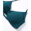 imageAUROLA Influence Strappy Bra Sports Bras for Women Backless Padded Impact Strappy Bra Workout Gym Yoga with Removable CupsDeep Teal