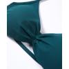 imageAUROLA Influence Strappy Bra Sports Bras for Women Backless Padded Impact Strappy Bra Workout Gym Yoga with Removable CupsDeep Teal