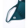 imageAUROLA Influence Strappy Bra Sports Bras for Women Backless Padded Impact Strappy Bra Workout Gym Yoga with Removable CupsDeep Teal