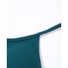 imageAUROLA Influence Strappy Bra Sports Bras for Women Backless Padded Impact Strappy Bra Workout Gym Yoga with Removable CupsDeep Teal