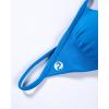 imageAUROLA Influence Strappy Bra Sports Bras for Women Backless Padded Impact Strappy Bra Workout Gym Yoga with Removable CupsIndigo