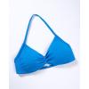 imageAUROLA Influence Strappy Bra Sports Bras for Women Backless Padded Impact Strappy Bra Workout Gym Yoga with Removable CupsIndigo