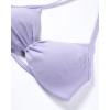 imageAUROLA Influence Strappy Bra Sports Bras for Women Backless Padded Impact Strappy Bra Workout Gym Yoga with Removable CupsLavender