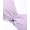 imageAUROLA Influence Strappy Bra Sports Bras for Women Backless Padded Impact Strappy Bra Workout Gym Yoga with Removable CupsLilac Snow