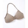 imageAUROLA Influence Strappy Bra Sports Bras for Women Backless Padded Impact Strappy Bra Workout Gym Yoga with Removable CupsNatural