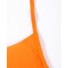 imageAUROLA Influence Strappy Bra Sports Bras for Women Backless Padded Impact Strappy Bra Workout Gym Yoga with Removable CupsPersimmon Orange