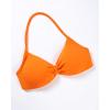 imageAUROLA Influence Strappy Bra Sports Bras for Women Backless Padded Impact Strappy Bra Workout Gym Yoga with Removable CupsPersimmon Orange