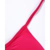 imageAUROLA Influence Strappy Bra Sports Bras for Women Backless Padded Impact Strappy Bra Workout Gym Yoga with Removable CupsPink