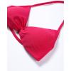 imageAUROLA Influence Strappy Bra Sports Bras for Women Backless Padded Impact Strappy Bra Workout Gym Yoga with Removable CupsPink