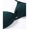 imageAUROLA Influence Strappy Bra Sports Bras for Women Backless Padded Impact Strappy Bra Workout Gym Yoga with Removable CupsPonderosa Green