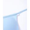 imageAUROLA Influence Strappy Bra Sports Bras for Women Backless Padded Impact Strappy Bra Workout Gym Yoga with Removable CupsSky Light