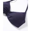 imageAUROLA Influence Strappy Bra Sports Bras for Women Backless Padded Impact Strappy Bra Workout Gym Yoga with Removable CupsUltra Violet