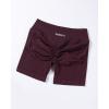 imageAUROLA Influence Workout Shorts for Women25 35 45 55 65 No Roll Up Squat Proof Scrunch Seamless Compression Gym ShortBlack Cherry