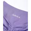 imageAUROLA Influence Workout Shorts for Women25 35 45 55 65 No Roll Up Squat Proof Scrunch Seamless Compression Gym ShortChalk Violet
