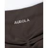 imageAUROLA Influence Workout Shorts for Women25 35 45 55 65 No Roll Up Squat Proof Scrunch Seamless Compression Gym ShortChestnut Brown
