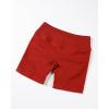 imageAUROLA Influence Workout Shorts for Women25 35 45 55 65 No Roll Up Squat Proof Scrunch Seamless Compression Gym ShortCinnabar
