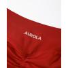 imageAUROLA Influence Workout Shorts for Women25 35 45 55 65 No Roll Up Squat Proof Scrunch Seamless Compression Gym ShortCinnabar