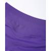 imageAUROLA Influence Workout Shorts for Women25 35 45 55 65 No Roll Up Squat Proof Scrunch Seamless Compression Gym ShortDark Purple
